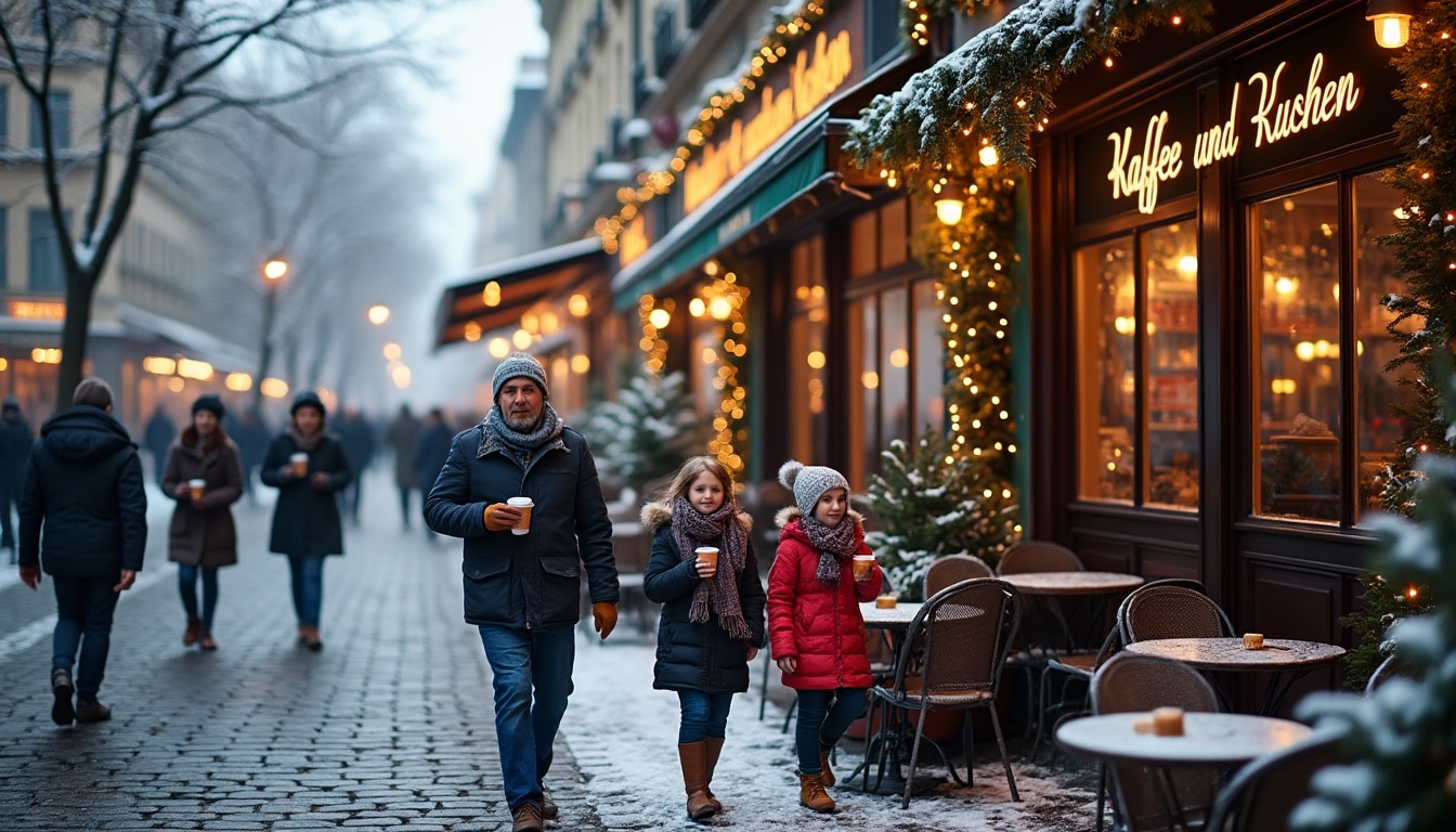descubre el encanto de berlín en invierno mientras el clima frío cubre la ciudad. explora vibrantes mercados navideños, acogedores cafés y impresionantes monumentos cubiertos de nieve mientras abrazas la magia de la temporada.