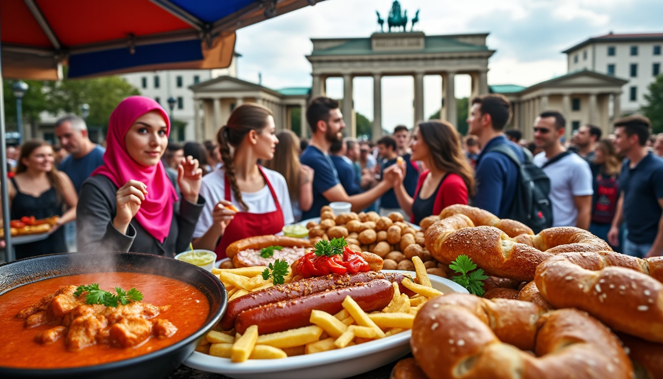 discover the vibrant culinary scene of berlin where traditional german dishes meet international flavors. explore popular street food, local delicacies, and must-try restaurants that reflect the city's diverse culture and rich history.